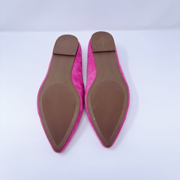 GAP Suede Pointed Toe Flats Pink (Size 9.5) NWOT - Picture 4 of 4